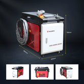 Triumph Laser Rust Remover 1500W 2000W Laser Rust Removal Machine Continuous Hand-held Fiber Laser Cleaning Machine for Metals with Rust Paint Oil Dirt Stains Coating Remover Laser Cleaner Machine
